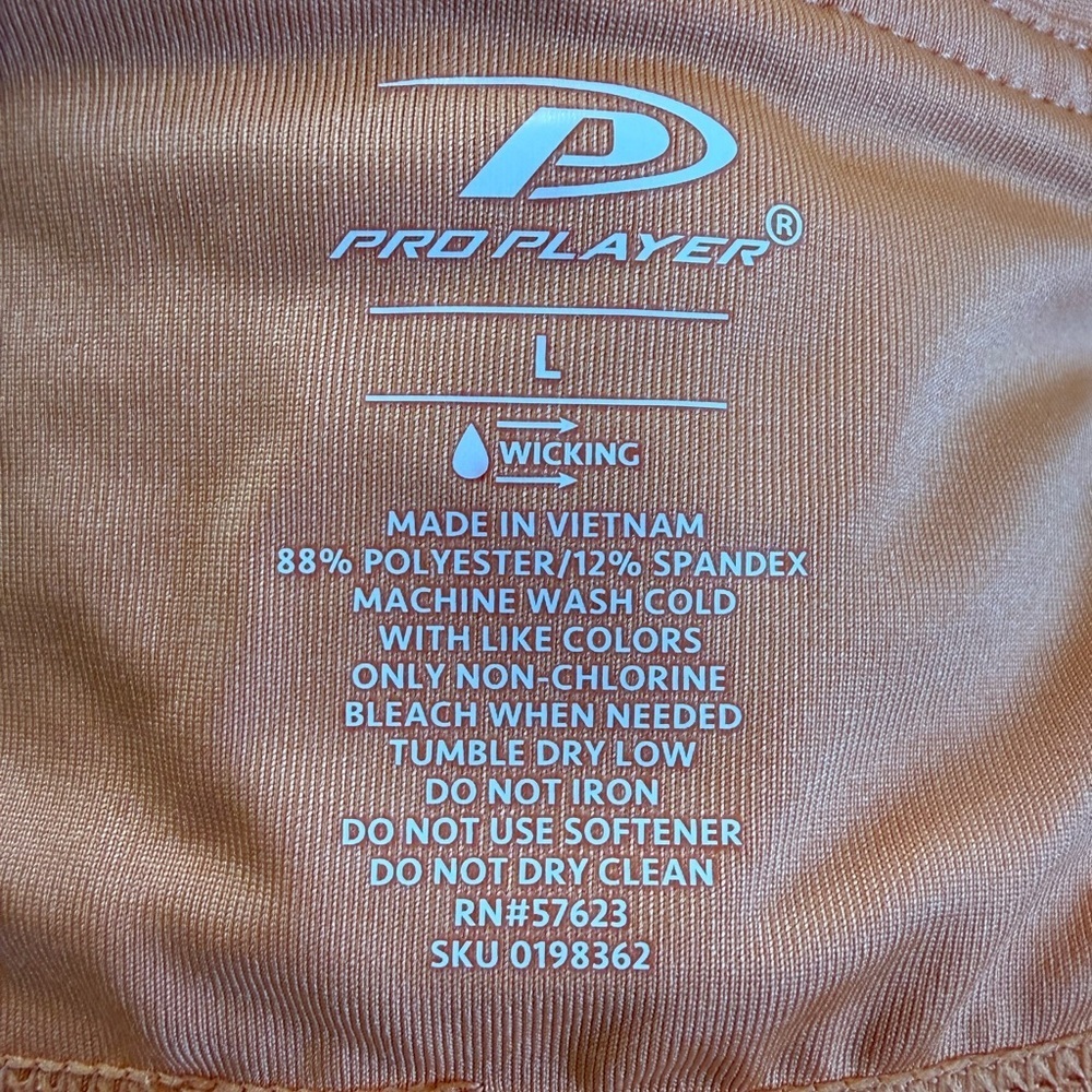 Women’s Pro Player Orange leggings EUC Size large - Picture 7 of 7